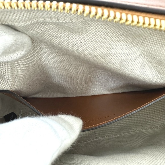 Gucci GG Matelasse Double Crossbody Shoulder Bag Brown Leather - Picture 11 of 15